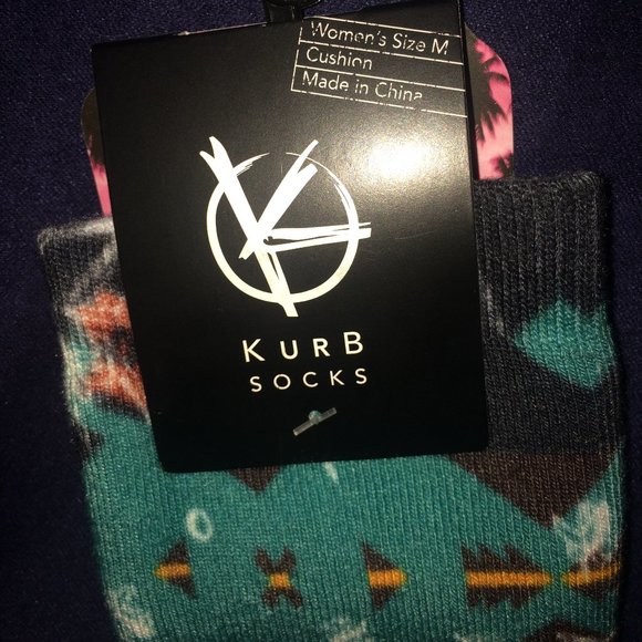 KurB Bud Leaf Aztec Thick Cozy Socks - Picture 5 of 7